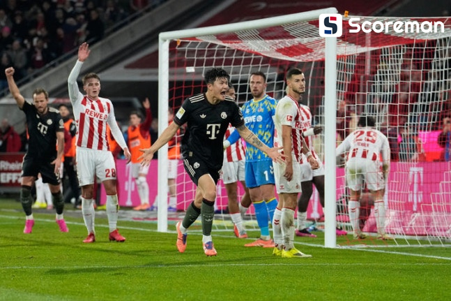 뮌헨, 쾰른에 3-1 승리...김민재 풀타임 활약